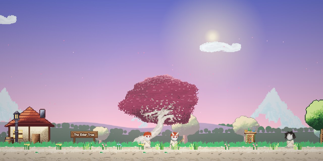 The Elder Tree in Drifora at dusk, where every Scripter wakes